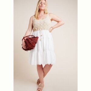 Beckett crochet eyelet dress sz XL